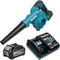 Makita UB 002 GU101 Soffiatore a batteria 40 V max. + 1x batteria da 4,0 Ah + caricabatterie