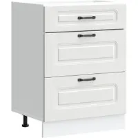 vidaXL Base da cucina Kalmar in legno bianco