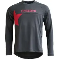 Zimtstern Bulletz Shirt L/S Maglietta da ciclismo Uomo (XL, nero)