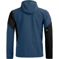 Ortovox - Veste polyvalente et respirante avec GORE-TEX&reg; - Ortler Softshell Plus Jacket M Blue Nunatak per Uomo in Lana Vergine - Taglia XL