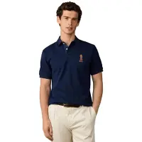 Hackett London per uomo. HM5600238 Polo Harry blu marino (M), Casual, Cotone, Manica corta, Navy