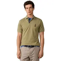Hackett London per uomo. HM5600238 Polo Harry verde (M), Casual, Cotone, Manica corta