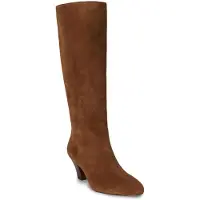 Ralph Lauren per donna. 802P15715002 Stivali in pelle Emrsyn marrone (36), 3 a 5cm, Cerniera, Casual