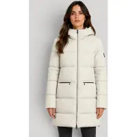 Ecoalf per donna. MCWGAJKMARAN0987W26-021 Giacca Marangu bianca (M), Bianco, Casual, Polister riciclato