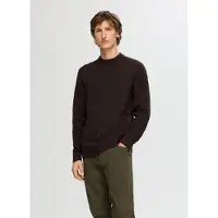 Selected Pullover A Maglia Uomini Marrone XL