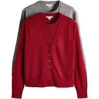 The Set Giacchetta grigio / rosso