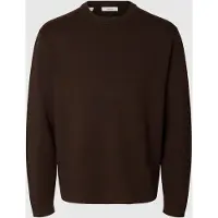Selected Pullover Uomini Marrone S