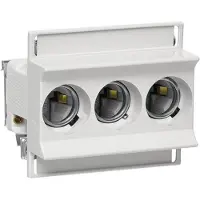 Hager 3268/3VR zoccolo D0 in Vetroceramica, 3p D02 63A (LD02K63-3SS)