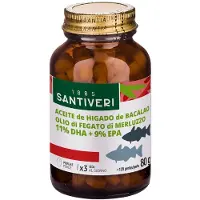 Santiveri Olio fegato merluzzo 120 perle — Integratore