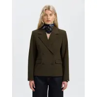 Selected Giacca A Doppio Petto Donne Marrone 42