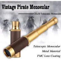 OEM Lenti telescopiche monoculari per reportage all'aperto e campeggio, zoom HD 25x50, ingrandimento tascabile per la natura, la caccia e i viaggi
