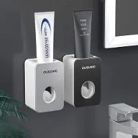 OEM YUSHI Dispenser automatico da parete per dentifricio Dispenser da parete senza contatto per dentifricio per bagno, bambini e adulti