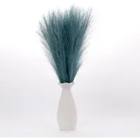 OEM Decorazione in erba della pampa sintetica, 55 cm, blu Tiffany, 20 pezzi