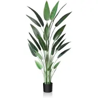 OEM Pianta artificiale - CANNA LILIA, per la casa, l'ufficio, il giardino, CROSOFMI, 160cm