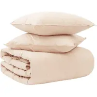 vidaXL Set di lenzuola , 2 pezzi, 140 x 220 cm, adatto a tutte le stagioni, color beige