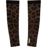Soar - Manicotti da trail/running - Race Sleeves Dark Leopard - Taglia 36-40 - Marrone