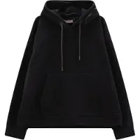 CMP Women's Sweat Fix Hood 36D4796 Felpa con cappuccio Donna (XXS, nero)