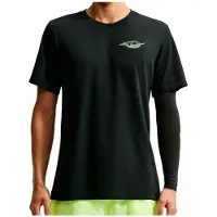 Nike Dri-Fit Tee Stride Print Pack Maglia da corsa Uomo (M, nero)