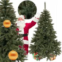 Inna Albero di Natale artificiale, come uno vero, abete rosso del Caucaso, di , 220 cm, denso, + supporto