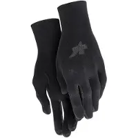 Assos Spring Fall Liner Gloves Evo Guanti (S/M, nero)
