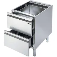 Bartscher , piano di lavoro modello 600, B400, 2 cassetti
