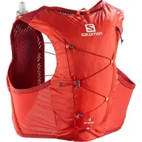 Salomon - Zaino da trail/running - Active Skin 4 Set Red Dahlia/High Risk Red - Taglia XL - rosso