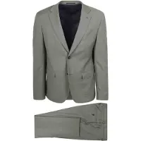 Suitable Toulon Completo Lana Olive Verde taglia