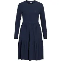 Vila Vihollie Maniche Lunghe Vestito Corto