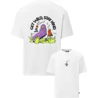 Picture Get Wild Tee T-shirt Uomo (S, bianco)