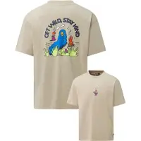 Picture Get Wild Tee T-shirt Uomo (XL, beige)