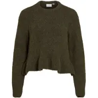 Vila Vibows Scollo Rotondo Pullover A Maglia