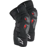 Alpinestars Ginocchiere Bionic Pro Plasma Black Red White, Taglia: L/XL