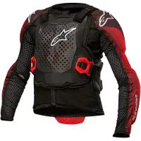 Alpinestars Giacca Protettiva Bionic Tech Ragazzo Black White Red, Taglia: S/M
