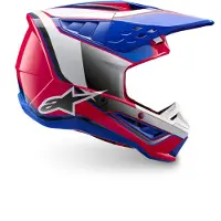 Alpinestars Casco S-M5 Sail ECE 22.06 White Diva Pink Enamel Blue Gl