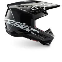 Alpinestars Casco S-M5 Corp ECE 22.06 Dark Gray Glossy, Taglia: XS