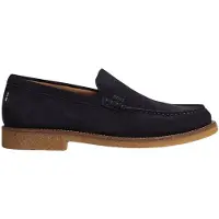 BOSS per uomo. 50568752 Mocassini in pelle Kope Mocc blu marino (43), Basso, Nessuno, Casual, Navy