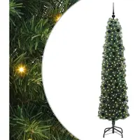 vidaXL Albero di Natale artificiale verde 210 cm