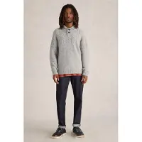 White Stuff Berkley Shawl Neck Jumper Light Grey Taglia: L | Maglioni a maglia Outlet | Uomo | Grigio