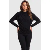 VIVEH Mirel Top Black Taglia: 34 | Maglie a manica lunga Outlet | Donna | Nero