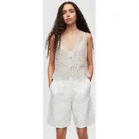 AllSaints Robyn Emb Top Off White Taglia: 16 | Magliette intime Outlet | Donna | Bianco