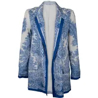 AllSaints Aleida Rafaela Blaze Blue/white Taglia: 8 | Blazers Outlet | Donna | Blu
