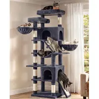 Feandrea , albero per gatti grande, modello XXL, con superfici per grattare e sisal, ideale per arrampicarsi