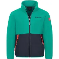 TROLLKIDS Kid's Storfjord Jacket Giacca in pile Bambini (164, turchese)