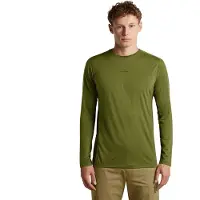 Icebreaker Merino Blend 125 L/S Tee Colour Block Maglia merino Uomo (XL, sphagnum / cb)