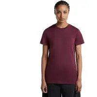 Icebreaker Women's Merino 150 Tech Lite III S/S Tee Maglia merino Donna (XL, rosso)