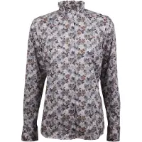 Stenströms Darya Blouse Light Grey Pattern Taglia: 38 | Maglie a manica lunga Outlet | Donna | Grigio