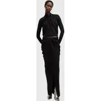 AllSaints Mina Top Black Taglia: 2 | Maglie a manica lunga Outlet | Donna | Nero