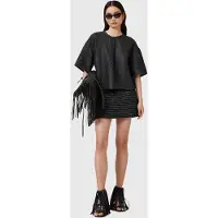 AllSaints Krindle Lea Skirt Black Taglia: 2 | Minigonne Outlet | Donna | Nero