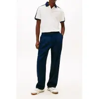 Tommy Hilfiger Mesh Detail Classic Polo Ivory Petal Taglia: S | Polo Outlet | Uomo | Bianco