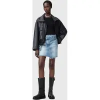 AllSaints Aki Crossover Skirt Light Indigo Taglia: 2 | Minigonne Outlet | Donna | Blu